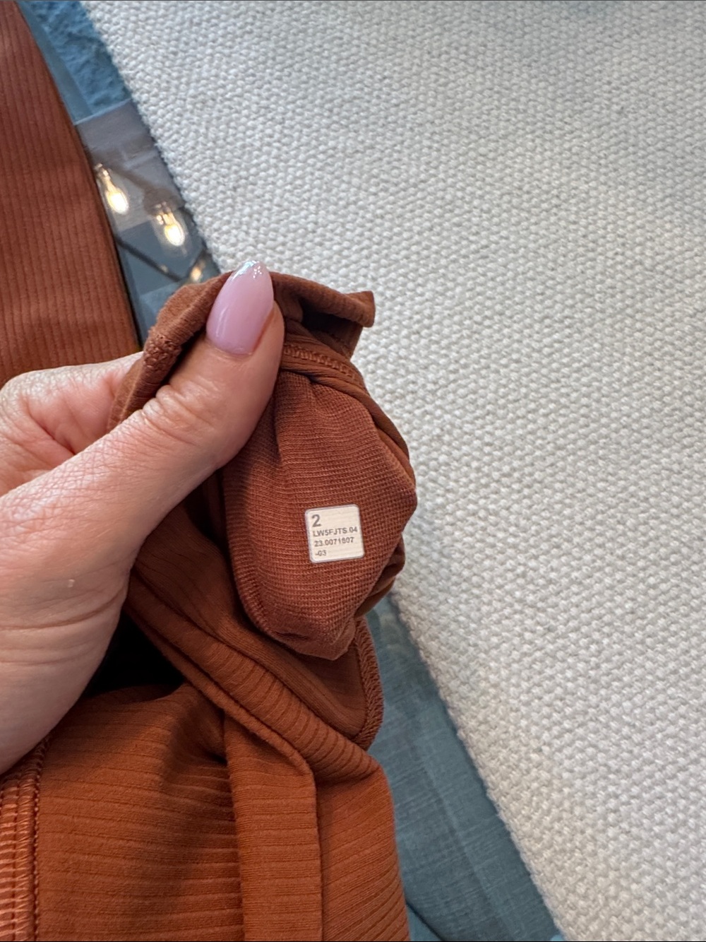 Lululemon Align Ribbed High Rise Pant 25” - Picture 6 of 6